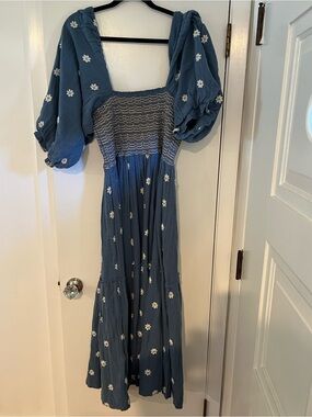Free People | Daisy Embroidered Dress NWOT